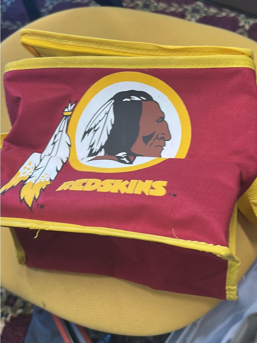 Red and Yellow lunch Bag